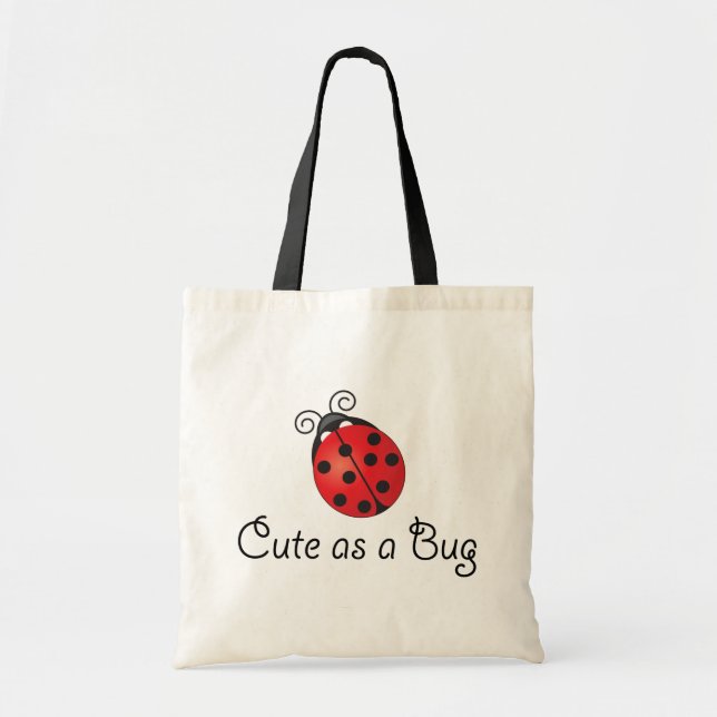 Tote Bag Madame Bug - mignon comme insecte (Devant)