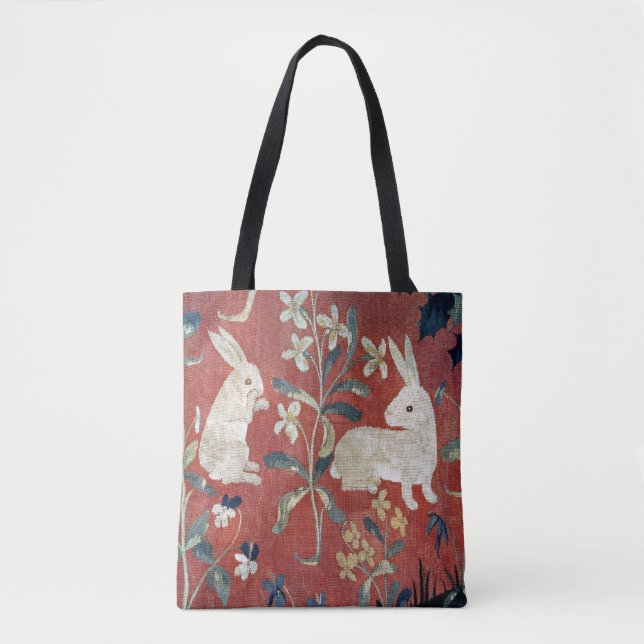 Tote Bag Madame et la licorne : "Goût" 2 (Devant)