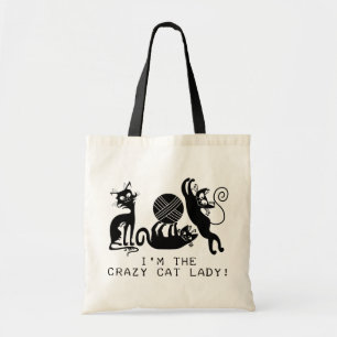 Tote Bag Madame folle de chat