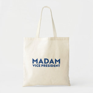 Tote Bag "Madame la Vice-présidente" kamala harris Bleu bl