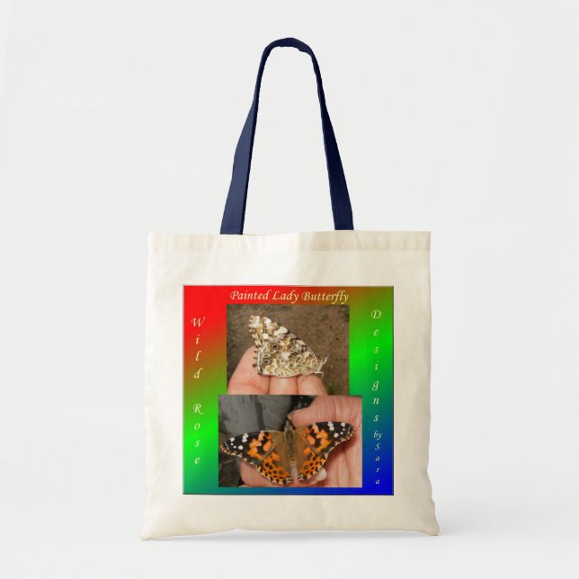 Tote Bag Madame peinte Butterfly (Devant)