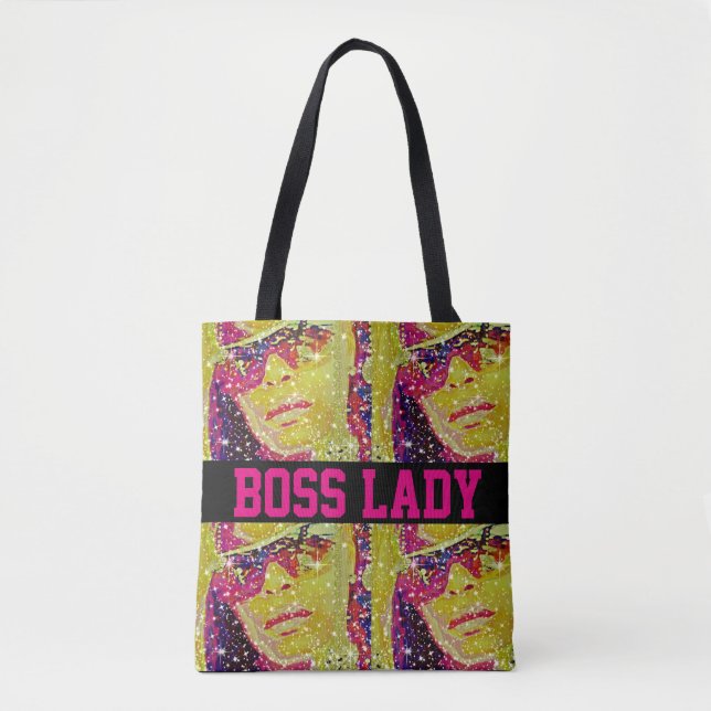 Tote Bag Madame Sparkle de patron (Devant)