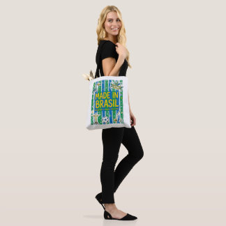 Tote Bag Made In Brasil Cultural Icons Colorful Design