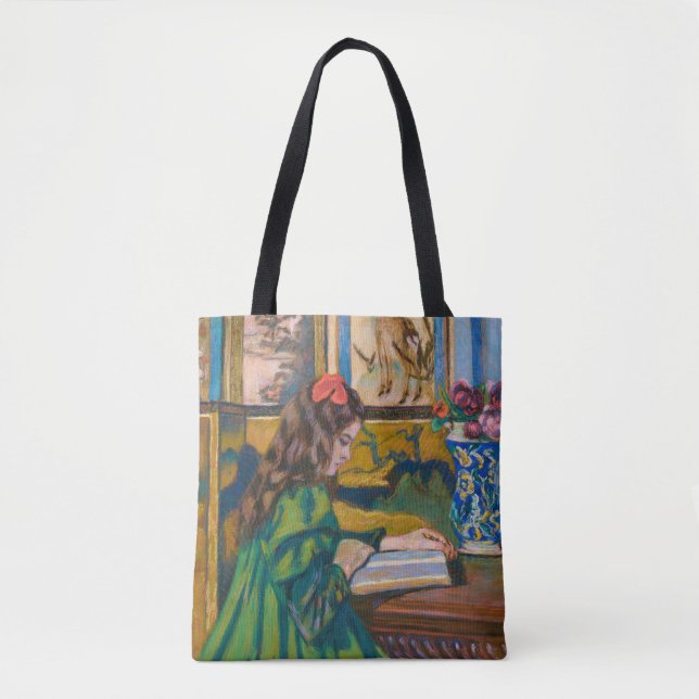 Tote Bag Madeleine Reading | Armand Guillaumin (Devant)