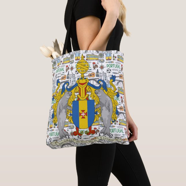 Tote Bag Madère Portugal (De près)