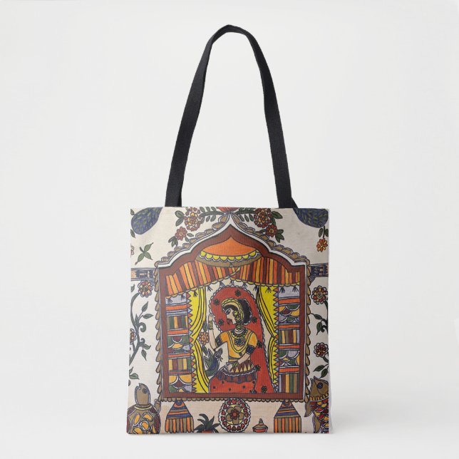 Tote Bag Madhubani Fourre-tout (Devant)