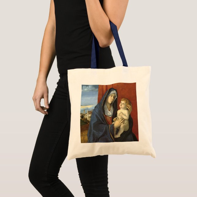Tote Bag Madone et Enfant par Giovanni Bellini (Devant (produit))