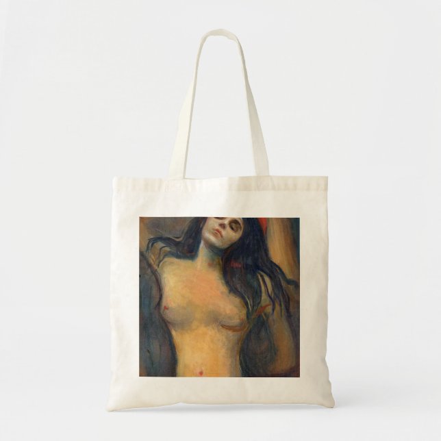 Tote Bag Madonna 1894 Par Edvard Munch (Devant)