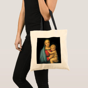 Tote Bag Madonna And Child, Madonna del Granduca by Raphael