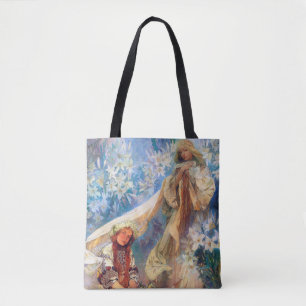 Tote Bag Madonna de la Lily, Mucha