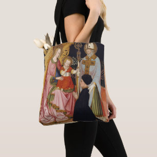 Tote Bag Madonna et enfant avec le donateur