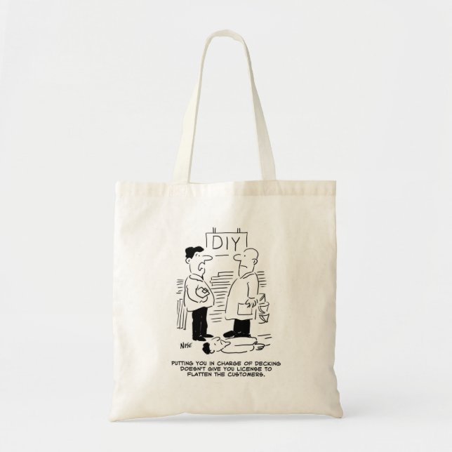 Tote Bag Magasin de détail Superstore Travailleur et gestio (Devant)