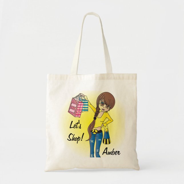 Tote Bag Magasinons Diva Girl ! (Devant)