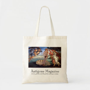 Tote Bag Magazine Fourre-tout (costume gris) d'Antigone
