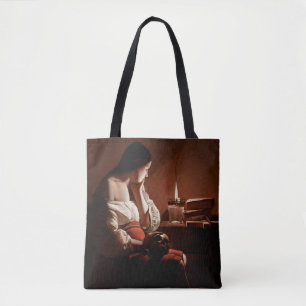 Tote Bag Magdalene avec la flamme du tabac, La Tour