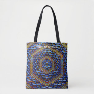 Tote Bag Magène métallique orné David