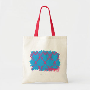 Tote Bag Magenta-Aqua 4 de damassé
