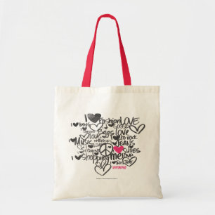 Tote Bag Magenta de graffiti