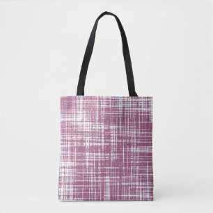 Tote Bag Magenta pâle rayé