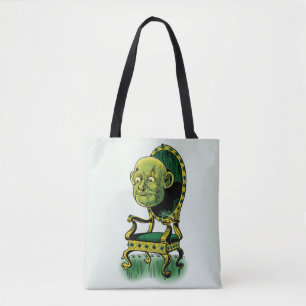 Tote Bag Magicien d'Oz vintage, Magicien grincheux Trône d'