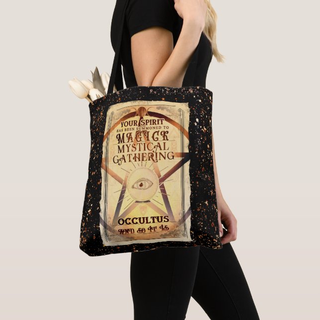 Tote Bag Magick Mystical Gthering Magic Fortune Teller Eye (De près)