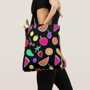 Tote Bag Magie de néon tropique radiant