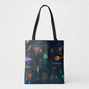 Tote Bag Magie de Poisson de Paul Klee Peinture Abstraite A