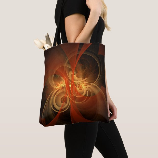 Tote Bag Magie du matin Art Abstrait (De près)