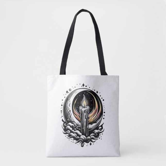 Tote Bag Magie sur la Lune (Devant)