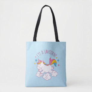 Tote Bag Magique, JE SUIS UN BLEU UNICORN