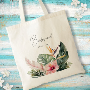 Tote Bag Magnifique Botanique Tropicale Destination Mariage