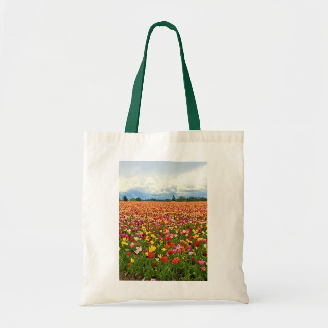 Tote Bag Magnifique champ de tulipes, Oregon (Devant)