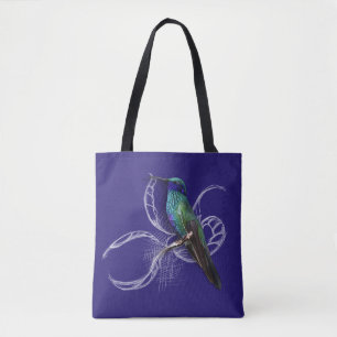 Tote Bag Magnifique colibri - personnalisez en ajoutant un 
