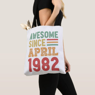 Tote Bag Magnifique depuis avril 1982 40e anniversaire Cade