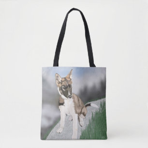 Tote Bag Magnifique Husky Puppy