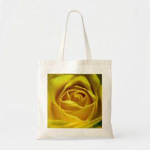 Tote Bag Magnifique image macro rose jaune