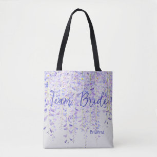 Tote Bag Magnifique Lilac Hanging Wisteria Team Bride Fourr