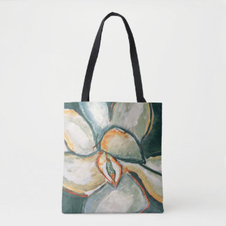 Tote Bag Magnolia en sarcelle