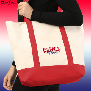 Tote Bag MAHA Mama, Rendre l'Amérique en santé 🇺 rouge 🇸