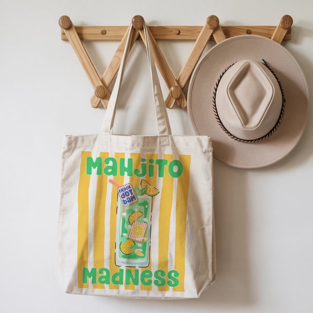 Tote Bag Mahjong de la Folie Mojito (Créateur téléchargé)