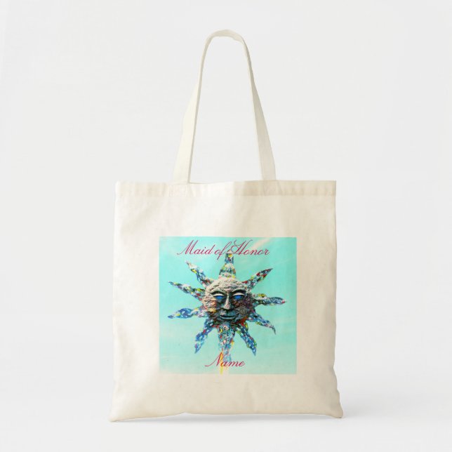 Tote Bag Maid of Honor sun face (Devant)