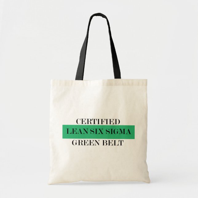 Tote Bag Maigre certifié six ceintures vertes Fourre-tout (Devant)