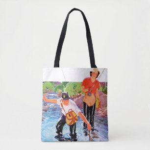 Tote Bag Maillage d'un poisson par R.J. Cavaliere
