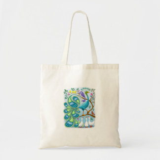 Tote Bag main fourre-tout de paon de Paisley