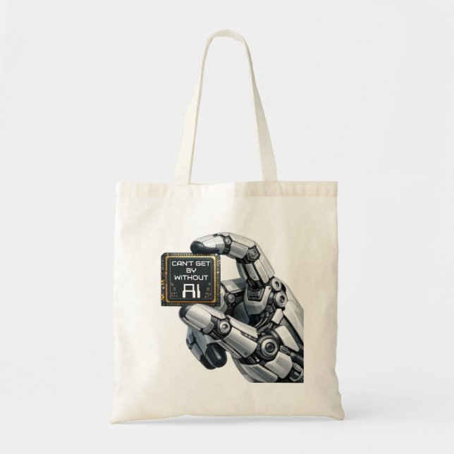 Tote Bag Main Robotique (Devant)