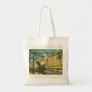 Tote Bag Main St, Saratoga Springs Style Vintage NY