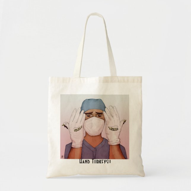 Tote Bag Main Turquie Fourre-tout Bage- le chirurgien (Devant)