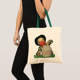 Tote Bag Main vintage d'un canon de jouets Cowboy dans la b