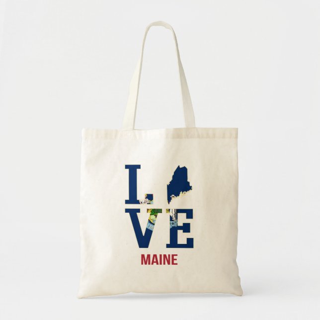 Tote Bag Maine Love (Devant)
