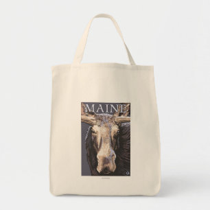 Tote Bag MaineMoose en gros plan